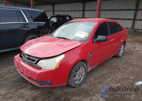 2008 Ford Focus Se/Ses из США, поврежденный, VIN 1FAHP35NX8W181577